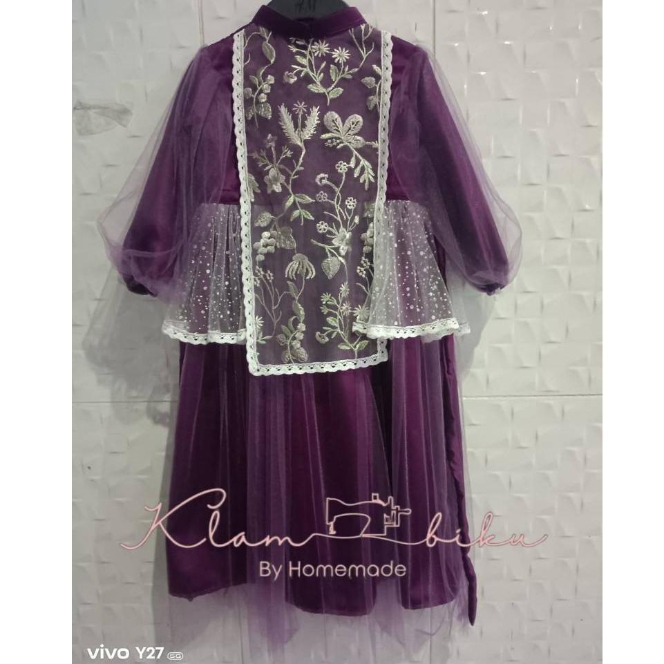 Best Seller Gamis Pesta Anak Perempuan/Set Gamis Anak/Baju Tari/Gaun Kondangan/Baju Muslim/Bridesmai