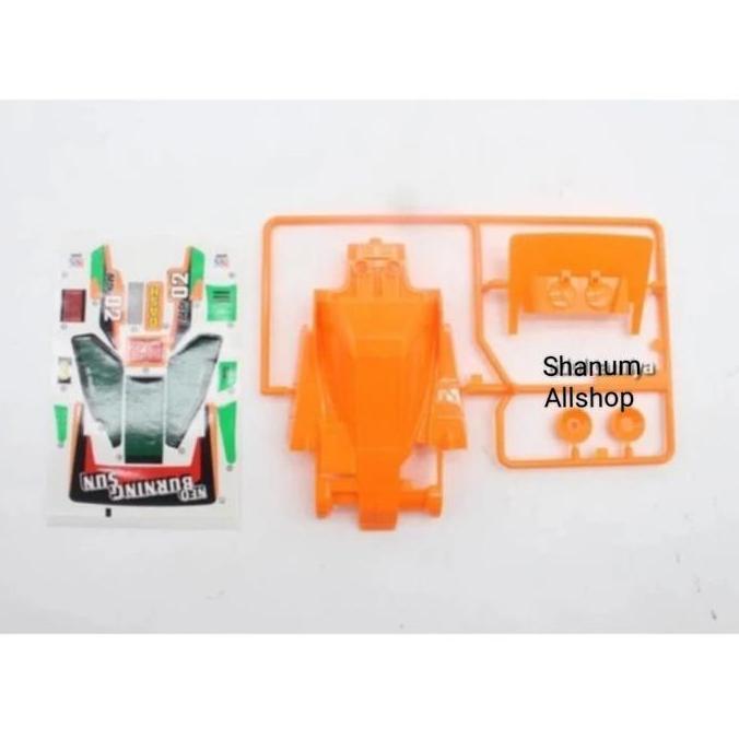 REP TAMIYA 18034 BODY SET DASH 02 NEO BURNING SUN + DECAL [VC MODEL]
