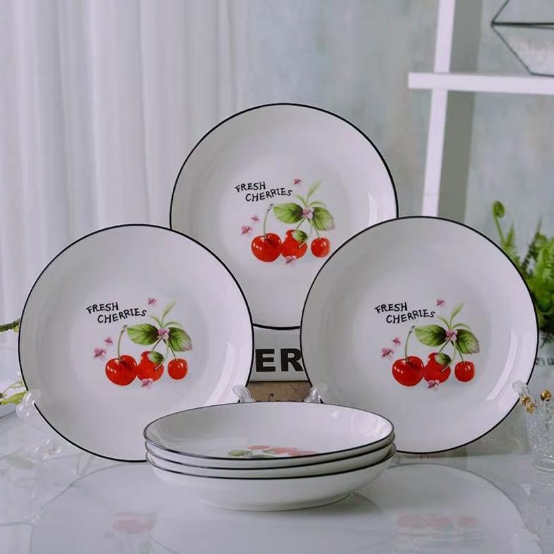 HMO - g 8inch / g Makan Saji Motif / Peralatan Makan