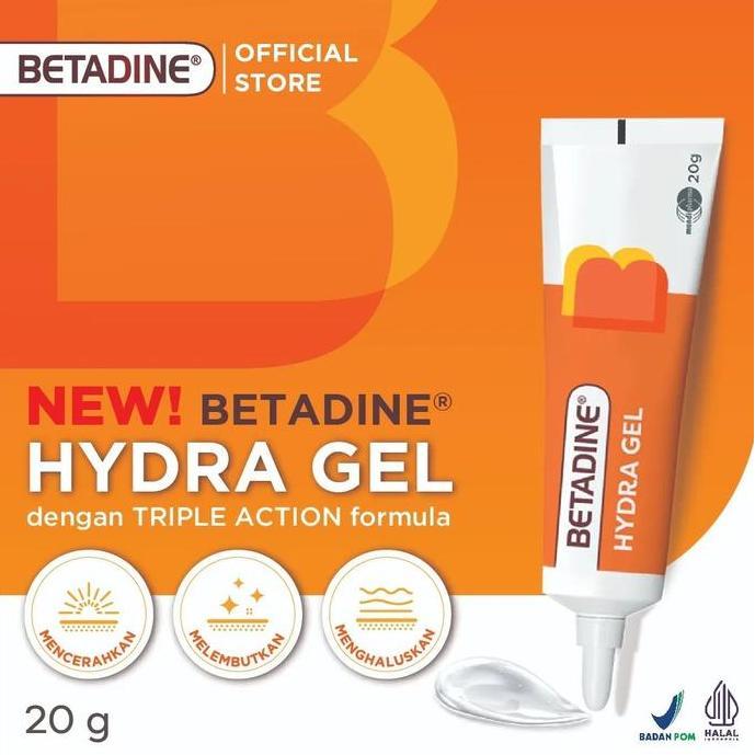 Promo Betadine Hydra Gel 20 Gram Memudarkan Bekas Luka