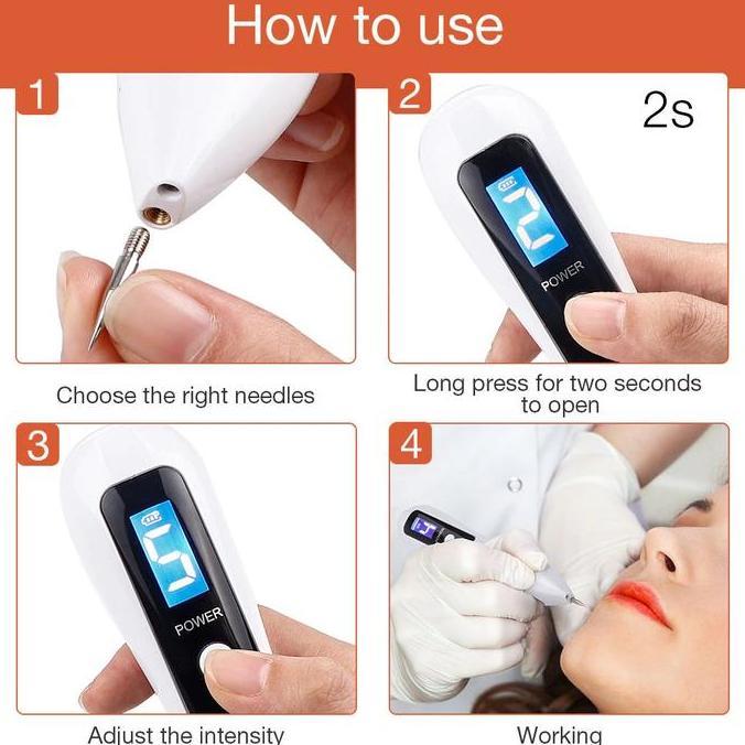 Promo Alat Laser Penghilang Kutil Flek Hitam Bekas Jerawat Tato Portable