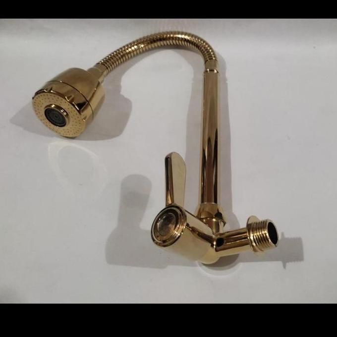 kran angsa dinding gold