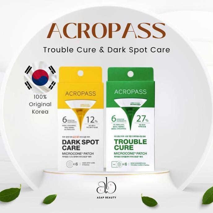 Murah [New Season] Acropass Trouble Cure 6Pcs/ Acropass Dark Spot Care 6Pcs/ Acne Patch/ Dark Spot E