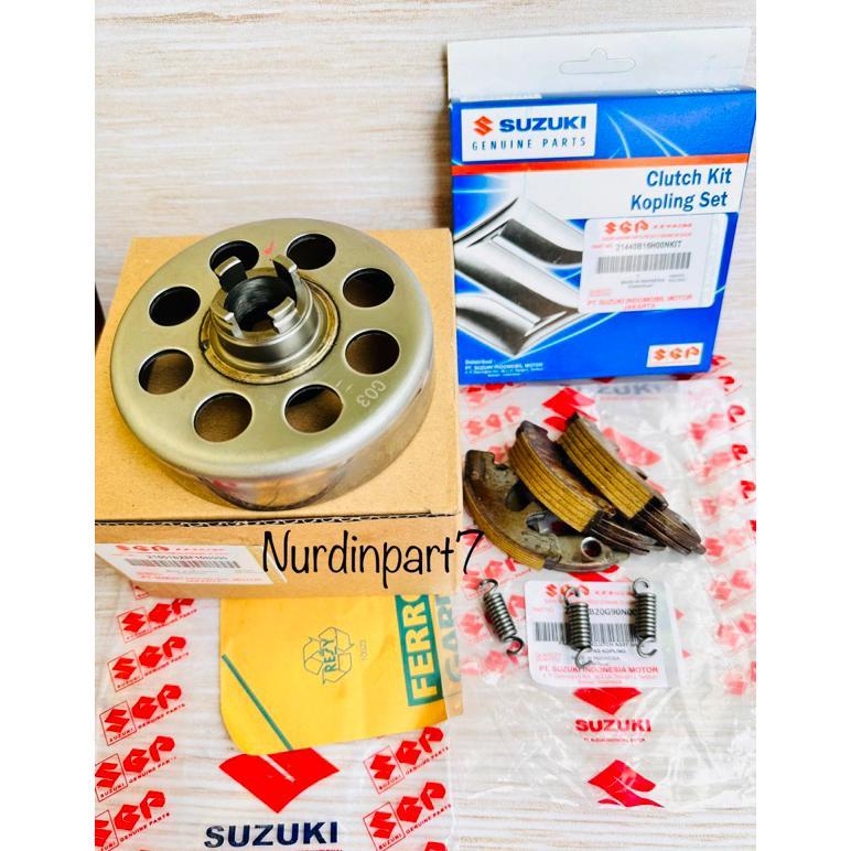 Mangkok Ganda + Kampas Ganda Suzuki Smash 110 Lama Smash New Smash Titan ORI SGP