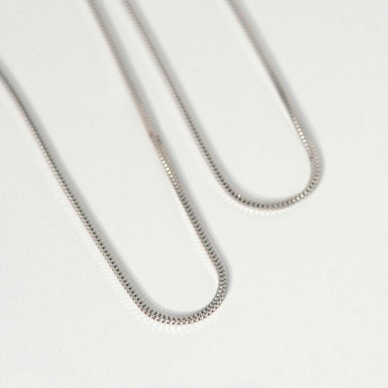 Kalung Emas Rantai Minimalis Berat Ringan & Terlihat Besar - Kalung Perhiasan Emas Minimalis Polos -