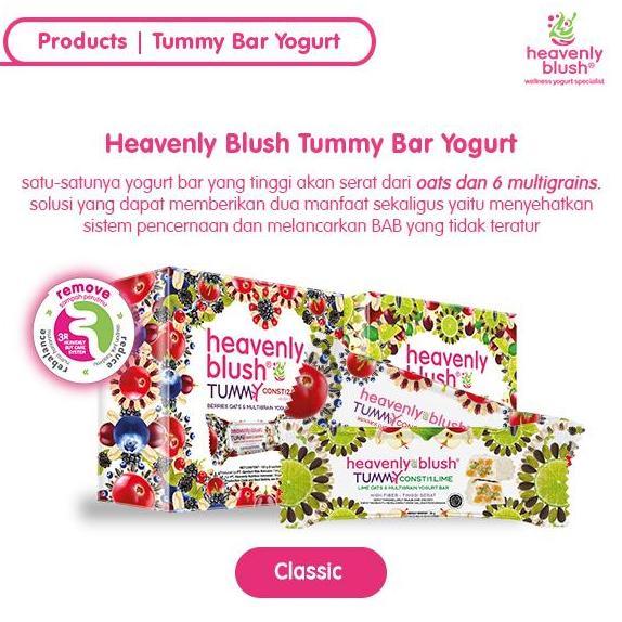 Milkwiol- Yogurt Heavenly Blush Tummy Bar (12X25 Gr)