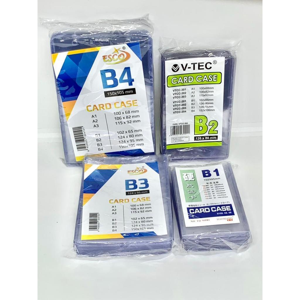 ID Card Mika B1 B2 B3 B4 /Name Tag / Glue Card / Card Holder / TOP LOADER