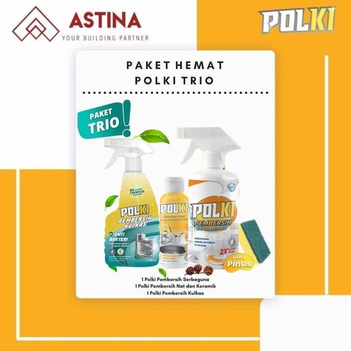 [PAKET HEMAT POLKI TRIO] Polki Pembersih Kerak, Polki Pembersih Nat