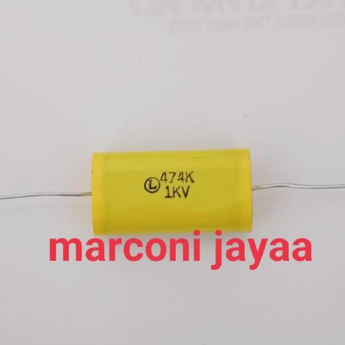 kapasitor axial 474k 1kv/ 0,47uf 1000VDC MURAH