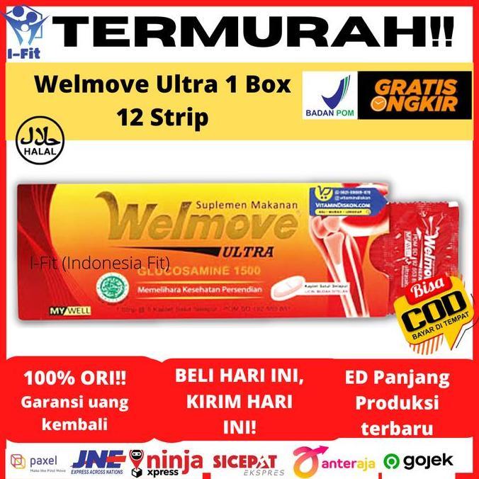 Vitbreak- Welmove Ultra Box Isi 12 Strip Suplemen Dan Obat Nyeri Radang Sendi