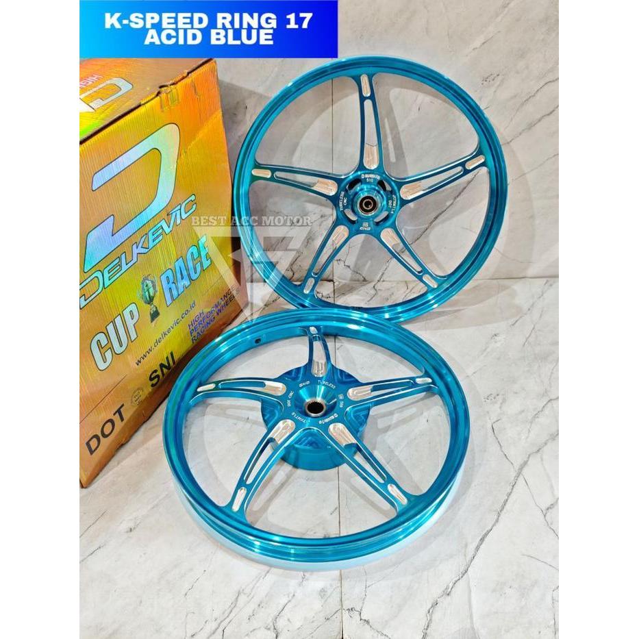 Velg Delkevic Ring 17 Bintang Laut Beat Scoopy Genio Vario 110 Mio Sporty Velg Delkevic Kspeed Ring 