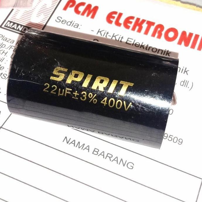 SPIRIT 22uf 400 226 400V SPIRIT Audio Capacitor TERBATAS