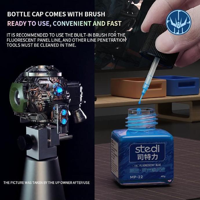 Dimari- Stedi Modeling Fluorescent Panel Line Accent Gundam - Panel Liner