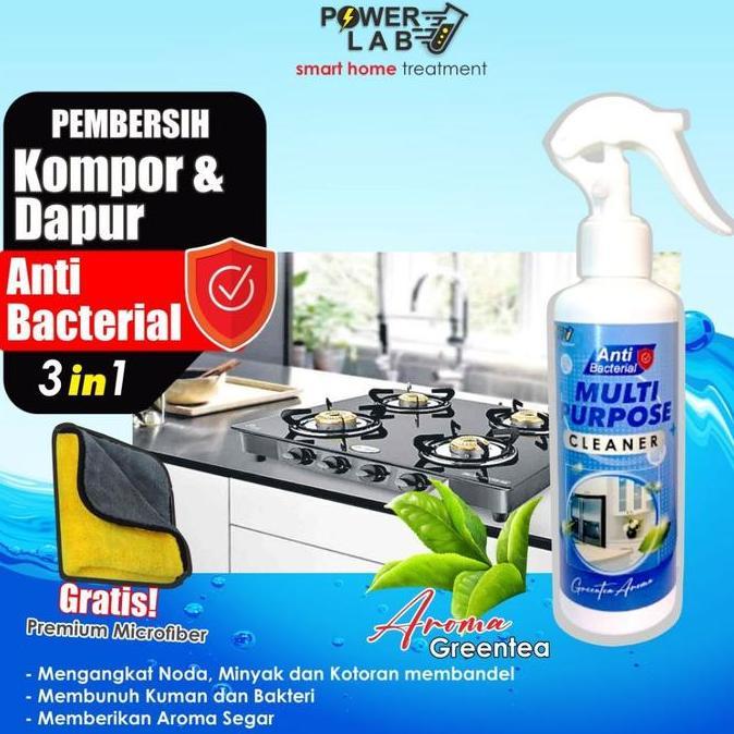 PROMO Powerlab Anti Bacterial Multi Purpose Cleaner Pembersih Noda Kerak Minyak Lemak Kotoran Jamur 