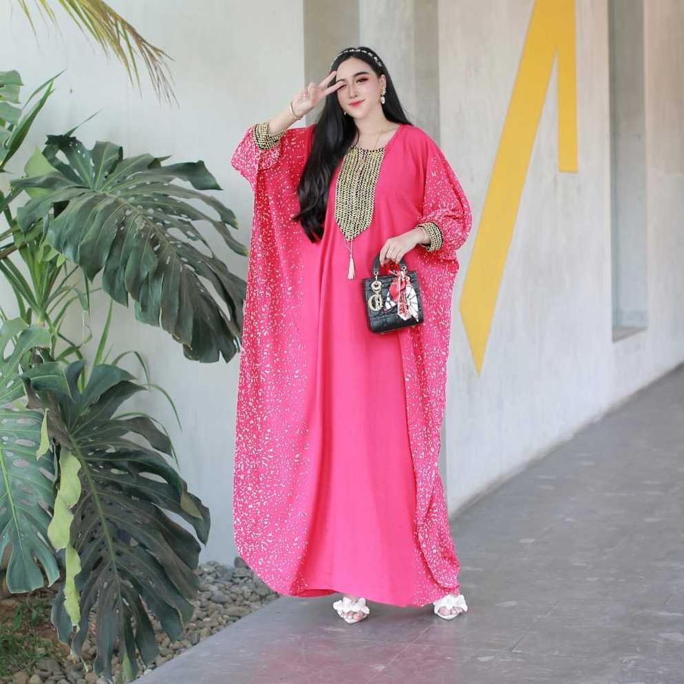 Sale Kaftan Batik Kaftan Gamis Jumbo - Kaftan Rayon - Gamis Renda Sultan viral