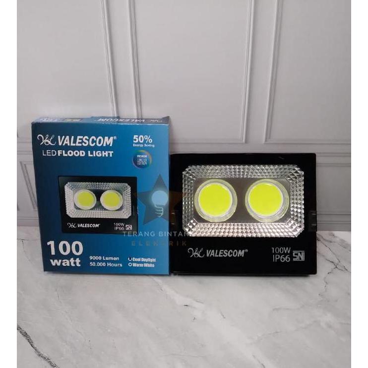 Lampu Sorot Tembak LED Valescom COB 100 watt 100W Super Bright