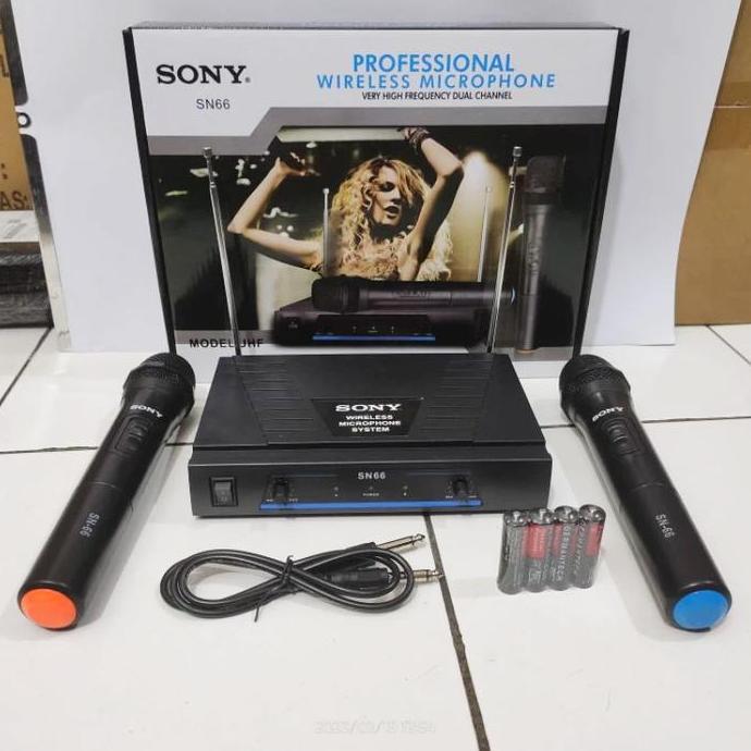 Yoiyoman- Mic Sony Sn-66 Microphone Wireless Sony Sn-66