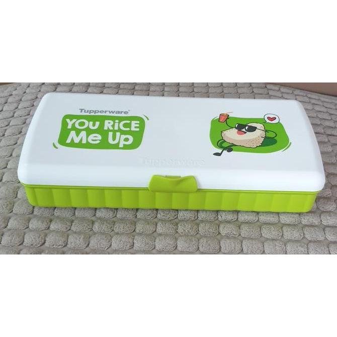 Lunch Keeper Rectangular You Rice Me Up Lunch Box + Tas + sendok Garpu