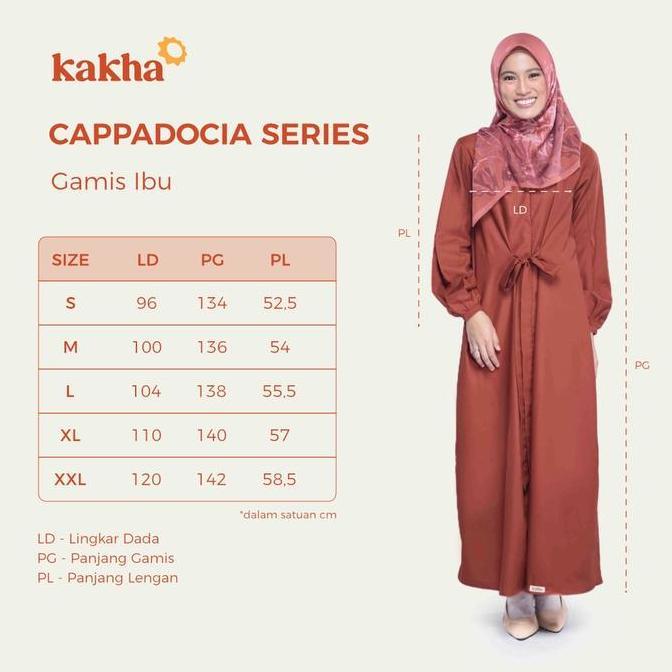 Kakha - Gamis Ibu Cappadocia Series / Gamis Wanita / Gamis Dewasa / Abaya Wanita Busui Friendly Best
