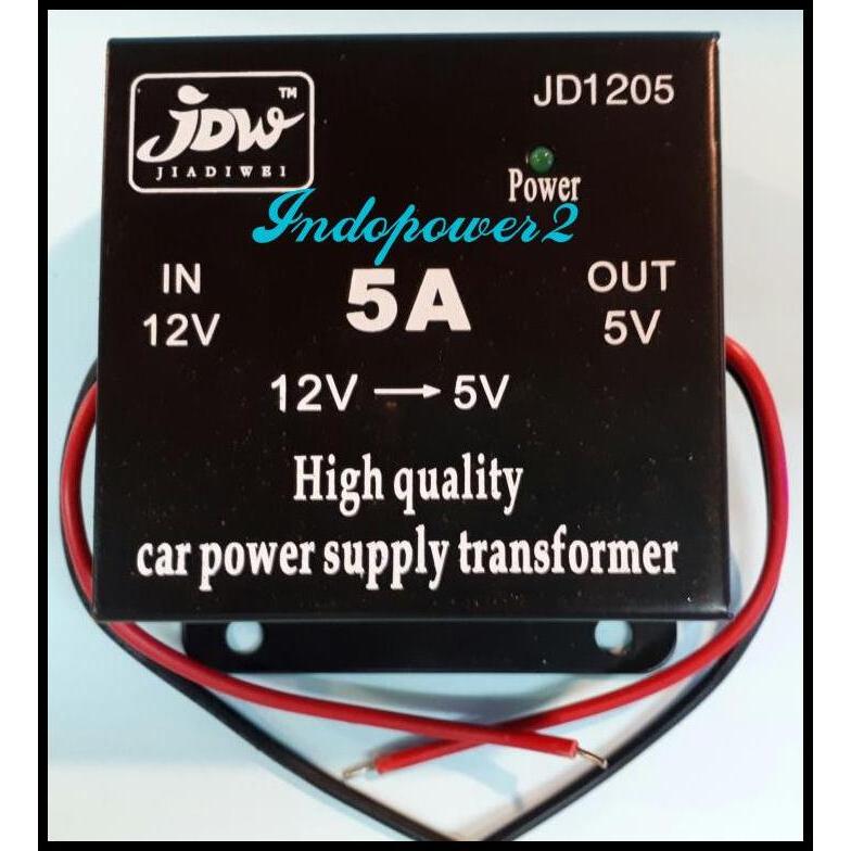 TERMURAH CONVERTER PENURUN TEGANGAN DC 12 V TO 5 V 5 A STEP DOWN 12V KE 5V 5A