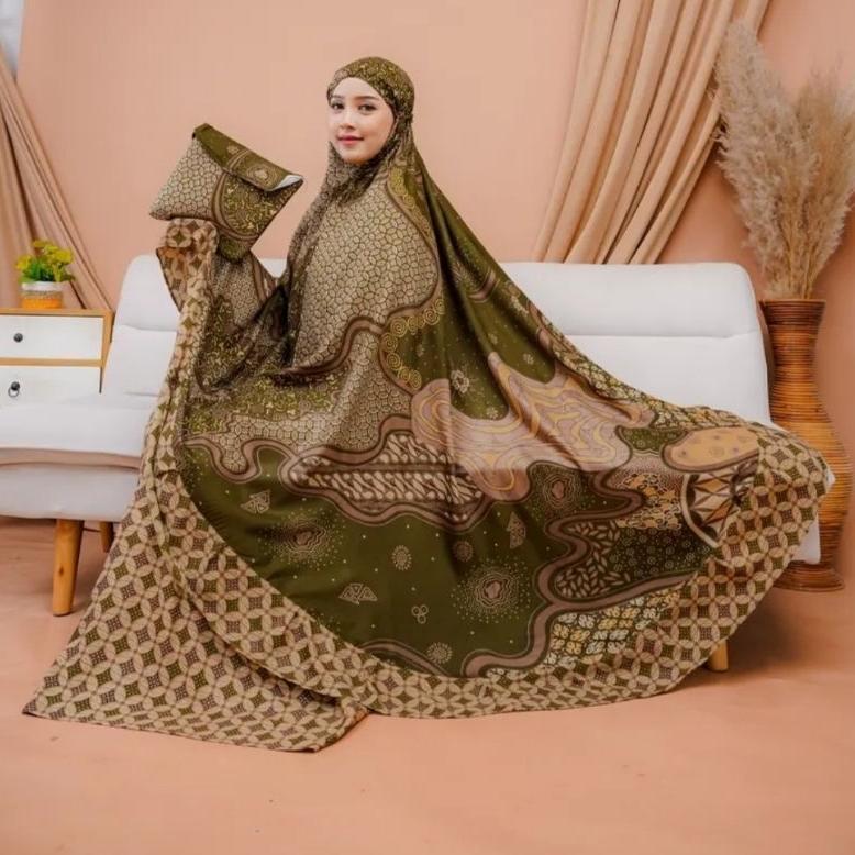 BELI Mukena Batik Dewasa Terbaru Kekinian Viral Bahan Katun Premium Halus Adem Mukena Bali Batik Jum