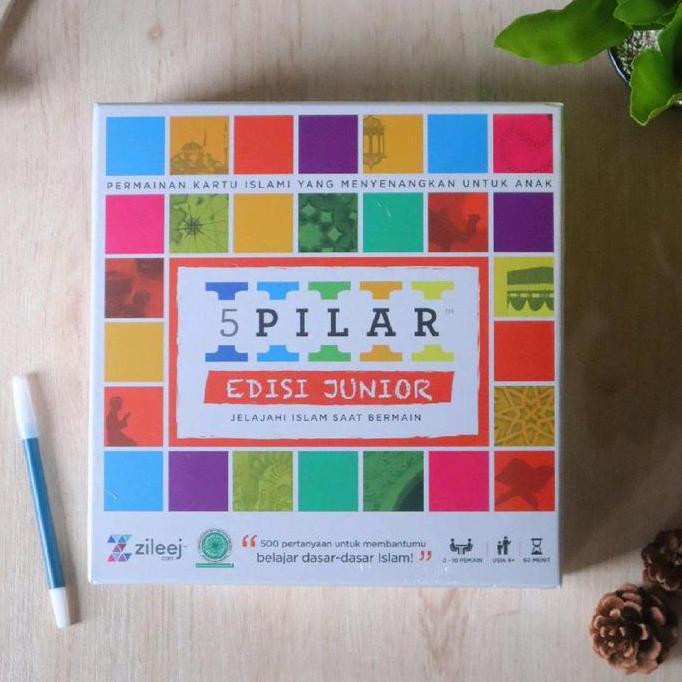 Promo Toys Mainan Edukatif Anak Muslim | Boardgame 5 Pilar | Edisi Junior - Rukun Islam - Kotak Perm