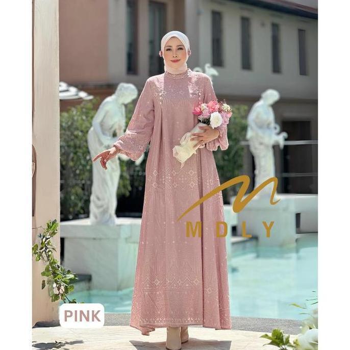 Baju busana gamis wanita muslim Sofea Dress by MDLY Original