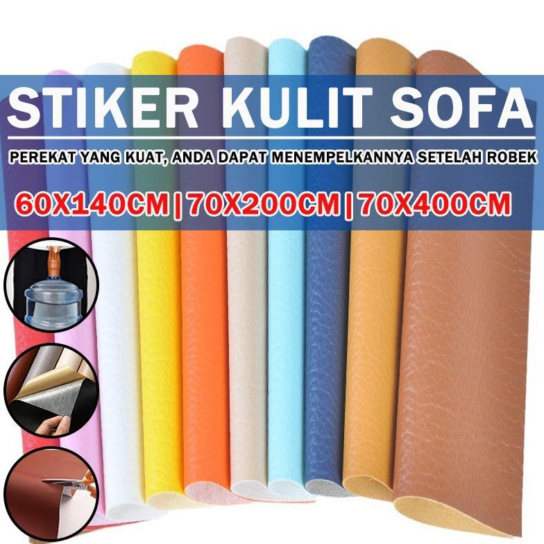 [upgrade]stiker sofa kulit kursi sofa rekat stiker kulit sofa perekat meteran stiker jok kursi kulit