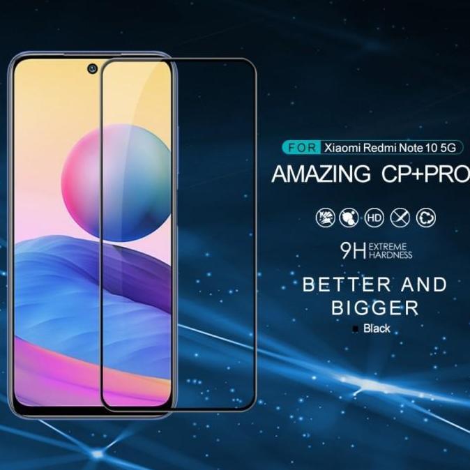 TERBARU - Xiaomi Redmi Note 10 5G Nillkin Tempered Glass Amazing CP+ Pro ORI