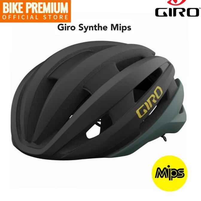 Giro Synthe II 2 MIPS Warm Black Matt Helm Sepeda Roadbike Helmet bike