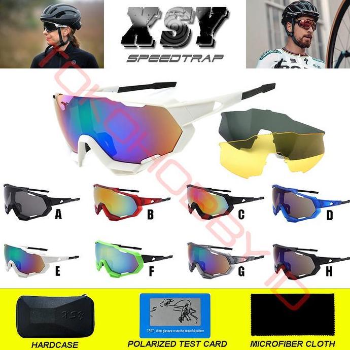 Kacamata Sepeda Gowes Lari Hiking Polarized Speedtrap not Rockbros XSY