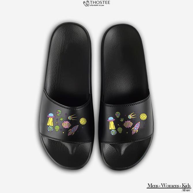 DF42 - Sandal Slide Thostee Phylon Design UFO Black