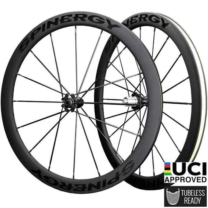 Spinergy Stealth FCC 47 Disc Carbon Clincher Wheelset