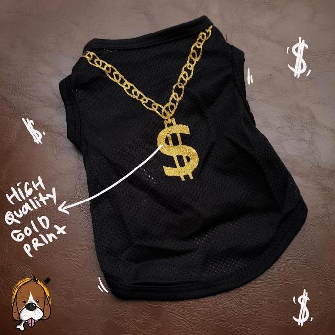 Tahan Lama  (B18) Hiphop Jersey Anjing Kucing - Kostum Bahan Jersey Hiphop Dog Cat