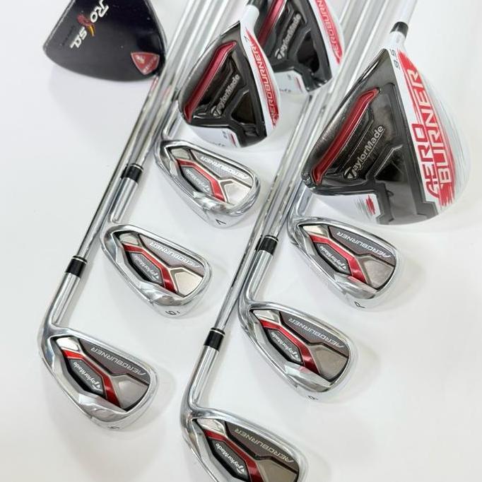 Stick Golf Man Taylormade Aeroburner Golf Shaft Steel Fullset Bag Golf Original NS