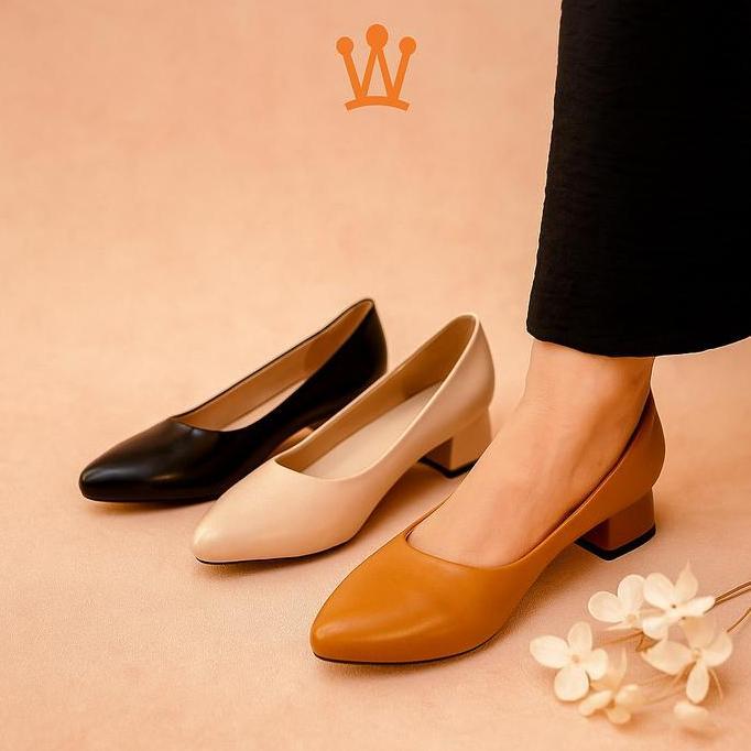 Workswell Sepatu Kerja Wanita Heels Akira 4CM terlaris