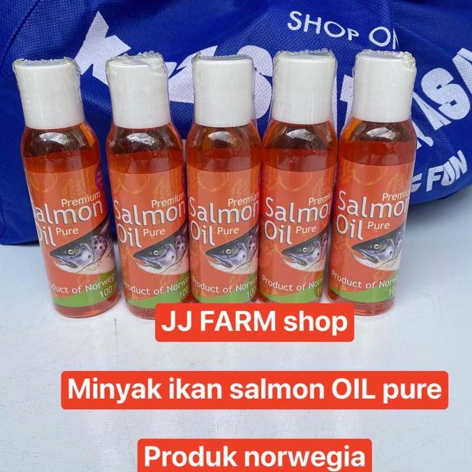 Sehatterusya- Minyak Ikan Salmon Murni Minyak Salmon Oil Minyak Ikan Asli 100%