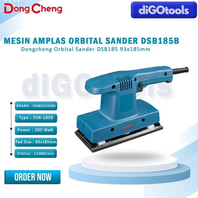 Dongcheng DSB 185B Mesin Amplas kayu - Orbital Sander 185 MM - mesin amplas tembok YAN
