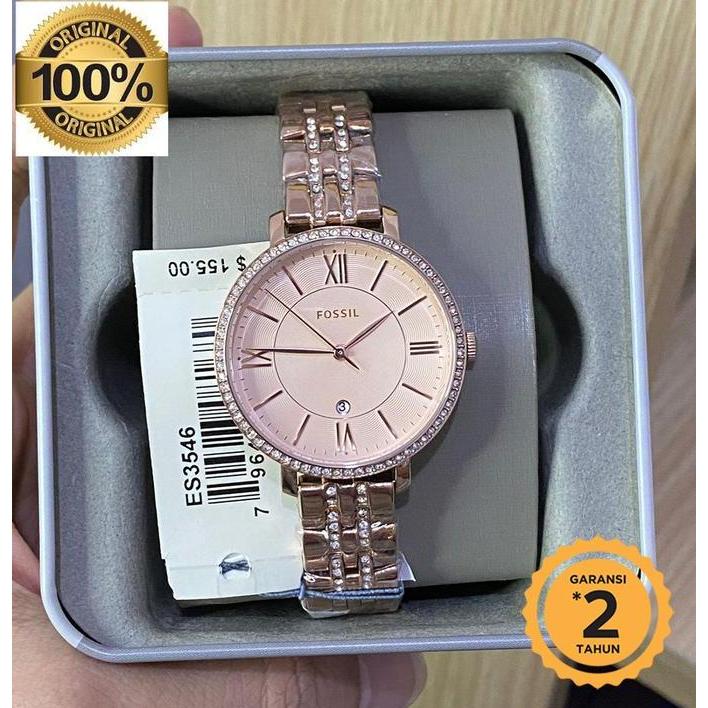 F0SSIL Es3546 Rosegold Dial 36mm original terlaris
