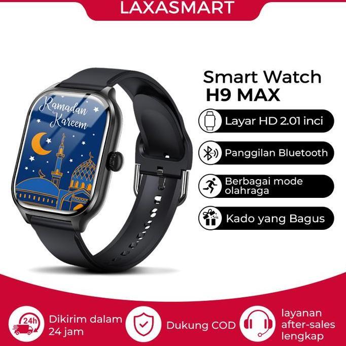 Jam tangan smartwatch pria cewek, H9 Pro ,smartwatch android ios,parlent active smartwatch,jam pria 