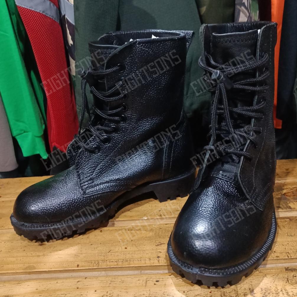 NEW PORODUK ORIGINAL SEPATU PDL JATAH TNI KULIT JERUK JATAH ASLI TERBARU