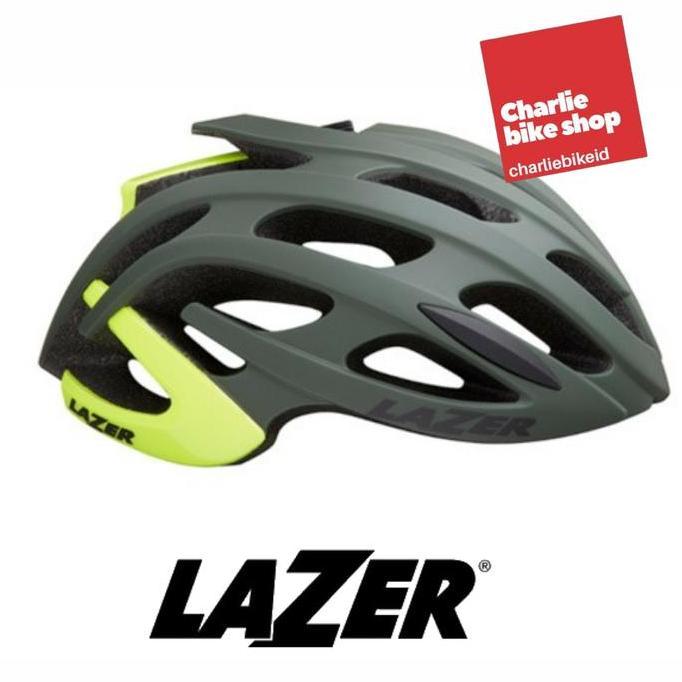 Helm Sepeda Lazer Blade Plus Blade+ CPSC Helmet Asian Fit MatDarkGreen