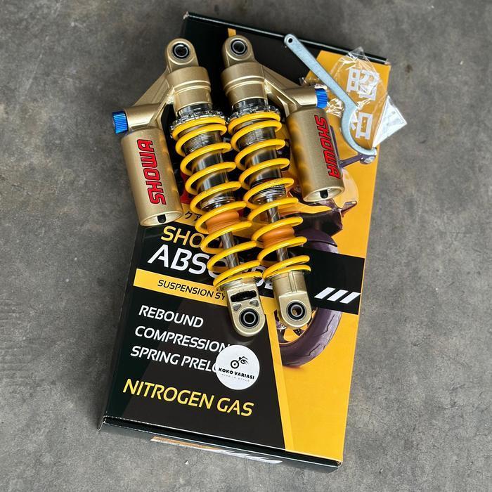 Shock Belakang Showa 2 Click Fungsi 325Mm Pnp Rx King Original Dan Terpercaya