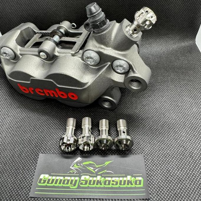 Baut Titanium Banjo Kaliper Brembo Ninja R SS RR OLD New RR Original