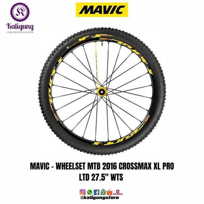MAVIC Wheelset CrossMax XL Pro Ltd 27.5 TA 20 Roda Depan MTB Enduro DH