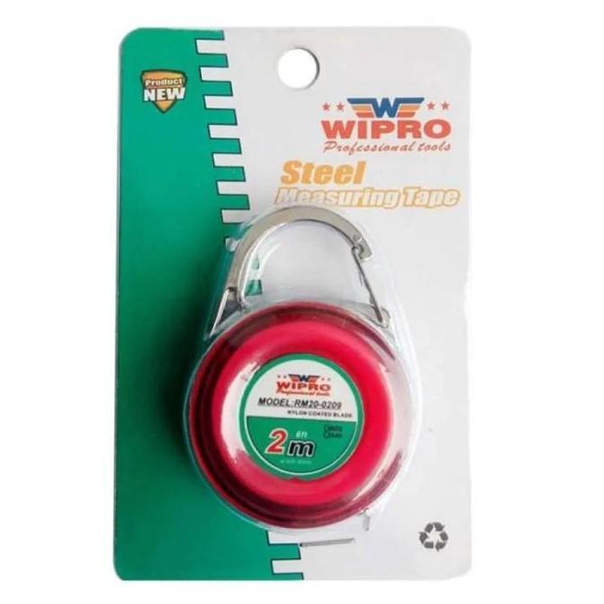 Presisix- Meteran Gantungan Kunci Mini 2M Wipro Meteran 2 Meter Gantung Wipro