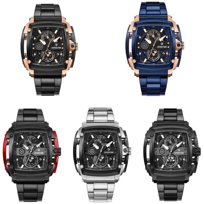 JAM TANGAN PRIA EXPEDITION 3008 EXP 3008 / E3008 / E 3008 RANTAI ORIGINAL QUARTZ terlaris