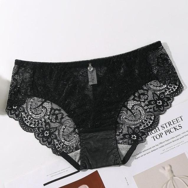 CD Pakaian Dalam Wanita Renda Fit Katun Motif Boxer 1022