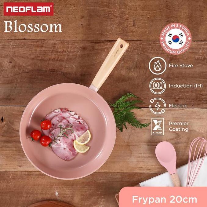 Neoflam Blossom Wajan Penggorengan Panci Keramik Korea / Frypan / Casserole