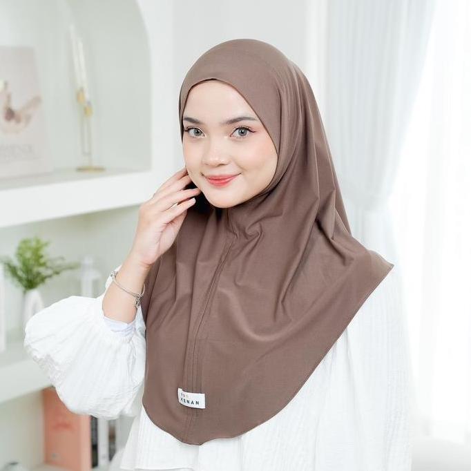 KENAN - BUNDLING Clara Instan Size M Jersey Isi 10 pcs (Random) Jilbab Muslim